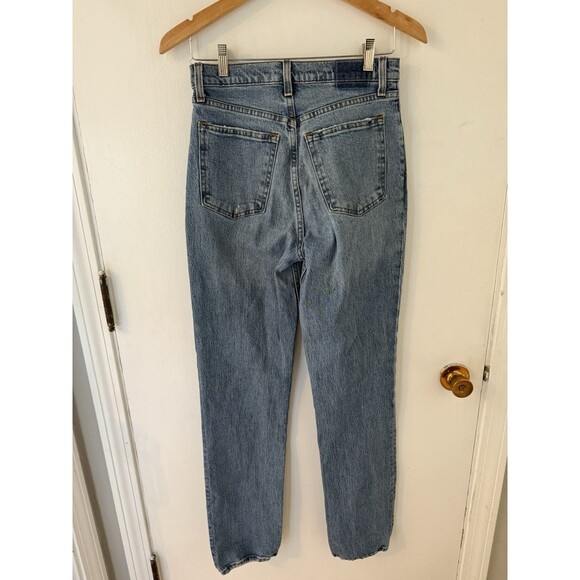 Abercrombie Fitch Womens 29 L Jeans The 90s Straight Ultra High Rise Medium Wash - Picture 4 of 7